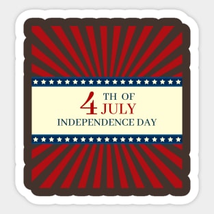 Independence day Sticker